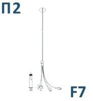 Катетер баллонный Кородин П2 F7 3 канала ПУР - 1 шт/уп
