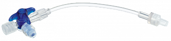Кран 3-ходовой Дискофикс С с Сэйффлоу 360° синий линия 75 см купить в Вологде