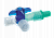 Кран 3-ходовой Дискофикс С 360° синий купить в Вологде
